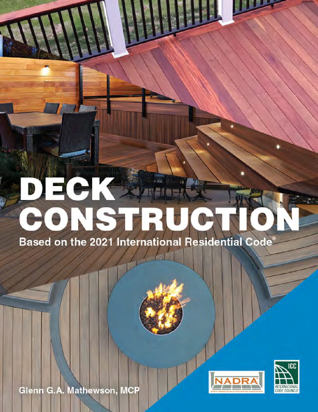 Deck Construction: Based on the 2021 URC